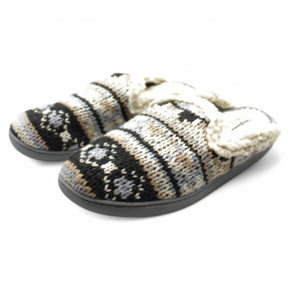 Dearfoams Women's Erin Fairisle Extended Tab Scuff Slipper - Picture 4 of 8